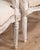 A refined set of four matching Louis XVI armchairs from France, dating to approximately 1770–1780. Each chair exemplifies...