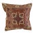 Asian Floral Zardozi Hand Embroidered Accent Decorative Silk Organza Boudoir Pillow Cover For Sale