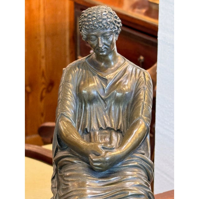 Bronze Recumbent Figure Bronze Sculpture For Sale - Image 8 of 8