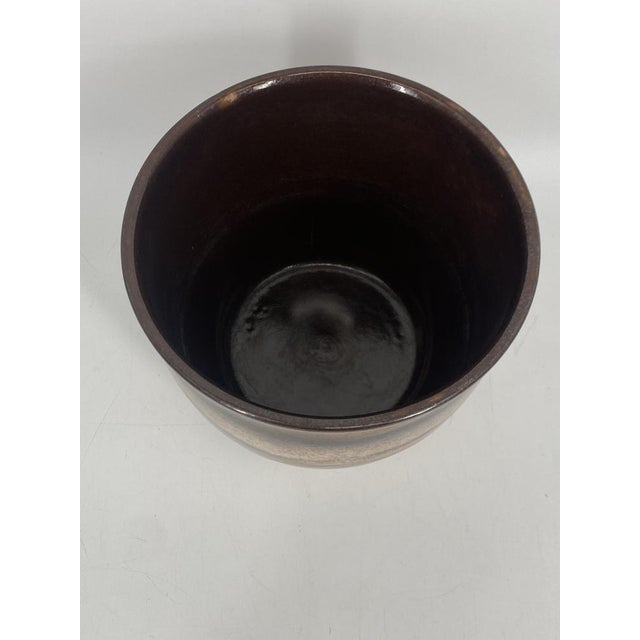 Mid-Century Modern German Glazed Ceramic Pot from Scheurich, 1960s For Sale - Image 3 of 8