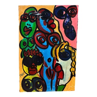 Abstract Painting, Peter Keil, Late 20th Century - Junge Wilde Collection For Sale