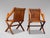 19th Century Victorian Pitch Pine Glastonbury Armchairs, 1880, Set of 2 For Sale - Image 6 of 13