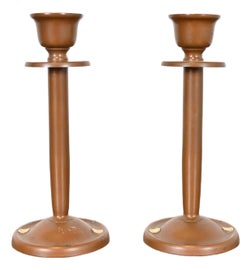 Example of Roycroft Candle Holders