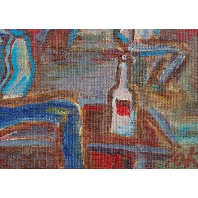 1970s Ukrainian Artist Kovalenko Yu. Oil Painting on Cardboard 25-35 For Sale - Image 6 of 6