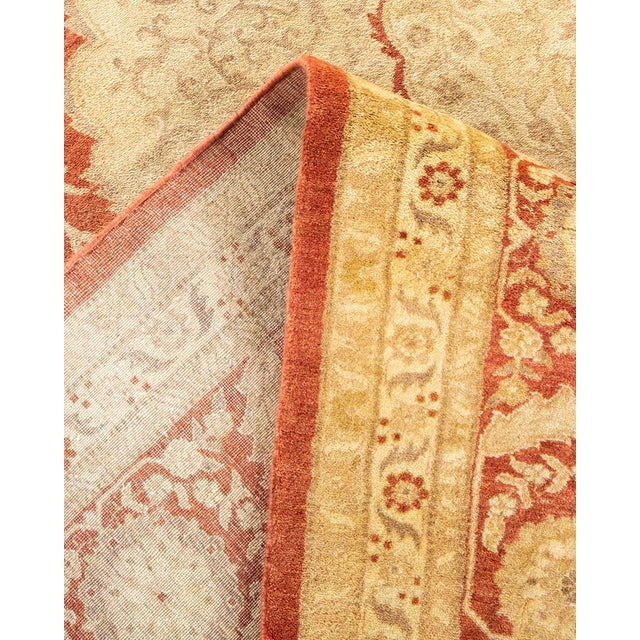 Mogul Collection Hand-Knotted Area Rug - Orange 8' 4" x 9' 10" For Sale In New York - Image 6 of 9