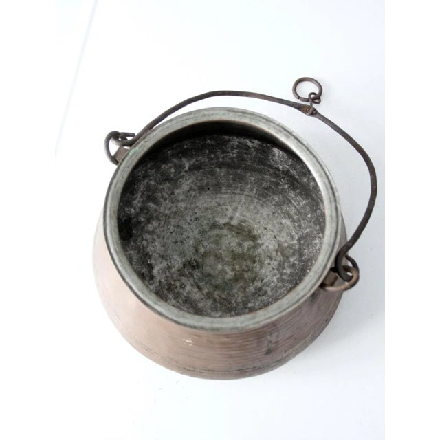 Early 20th Century Antique Copper Kettle For Sale - Image 5 of 11