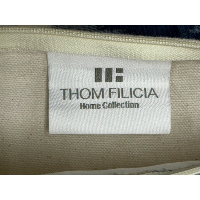 Thom Filicia Home Collection the Rigi Ink Pattern Pillows, Pair For Sale - Image 12 of 12