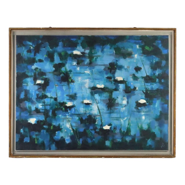 Renato Borsato, Modern Painting, 1957, Oil on Canvas For Sale