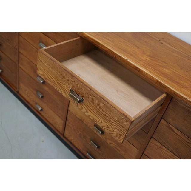 Dutch Oak Apothecary Cabinet, 1950s For Sale - Image 17 of 18