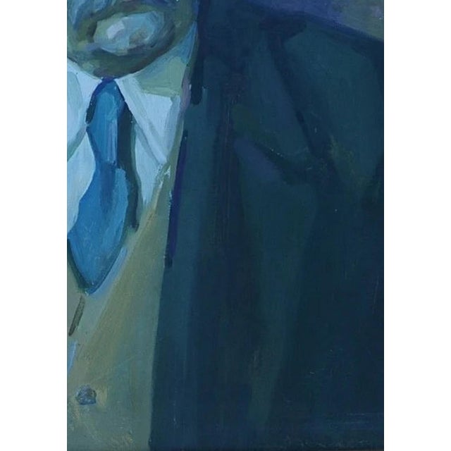 Maxim Gorky Portrait, Original Soviet Oil Painting on Canvas, 1970s 50-70 For Sale - Image 6 of 6