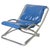 Metal Folding Tubular Chromed Steel Deckchair, Italy, 1970s For Sale - Image 7 of 7