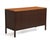 Edward Wormley Dunbar Tambour Door Mahogany Walnut Brass Credenza Cabinet Mid Century Modern For Sale In Philadelphia - Image 6 of 12