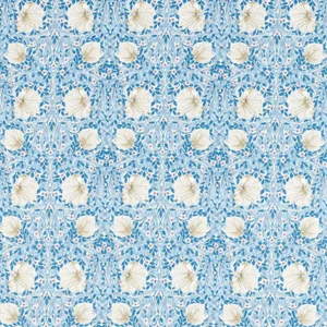 Morris & Co Pimpernel Fabric in Woad