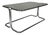 Mid-Century Modern Tubular Steel and Smoked Glass Coffee Table, Italy, 1970s For Sale