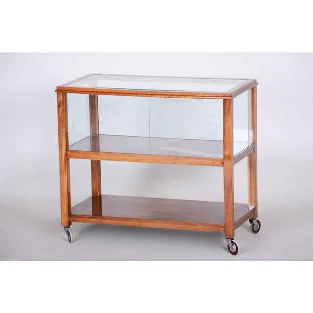 Art Deco Trolley in Walnut, 1920s For Sale - Image 9 of 10