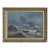 Carl Dahlgren Marine Shipwreck Oil Painting “Stranding on Jutland Coast” 1930s For Sale