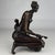 Gold 19th Century European Decorative Bronze African Figural Sculpture For Sale - Image 8 of 13