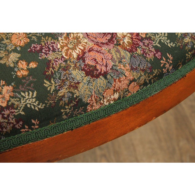 Regency Style Pair of Carved Parlor Armchairs For Sale - Image 9 of 12