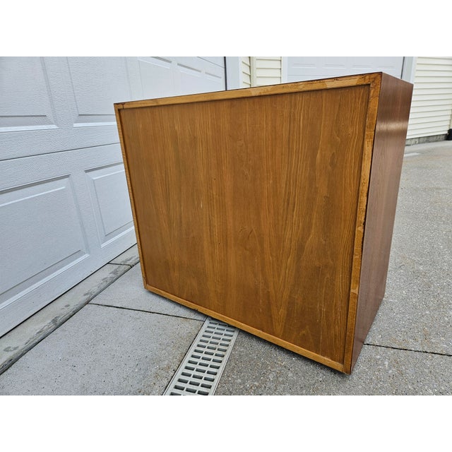 Robsjohn-Gibbings Widdicomb Walnut Three Drawer Chest Dresser For Sale - Image 10 of 12