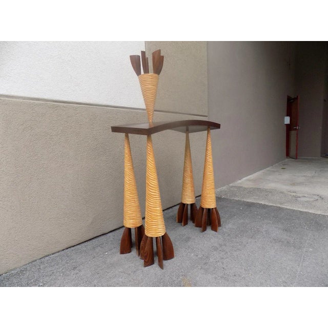 1980s 1986 Postmodern Wendell Castle Studio Console Table For Sale - Image 5 of 13