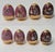 Late 20th Century Late 20th Century House of Fabergé Ruby Garden Miniature Eggs Dome Display For Sale - Image 5 of 12