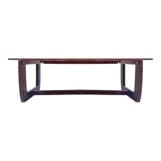 1950s Century Modern Walnut Coffee Table For Sale