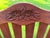1990s Exceptional Vintage Hand-Carved Estate-Quality 5-Piece Solid Teak Patio Dining Set For Sale - Image 13 of 13