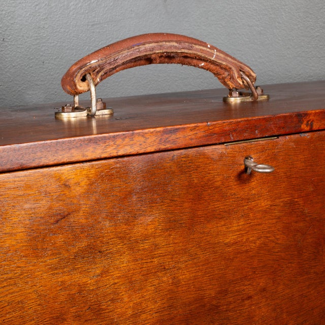 Antique English Seven Drawer Mahogany Machinist's Chest c.1880-1930 For Sale In San Francisco - Image 6 of 9