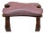 Midcentury Canel Saddle Stool For Sale