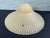 Vintage Art Deco Ivory Opalescent Ribbed Glass Pendant Light Shades, Three-Chain Ceiling Fixture Shades - a Pair For Sale - Image 12 of 12