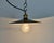 Metal Industrial Dark Blue Enamel Light, 1930s For Sale - Image 7 of 16