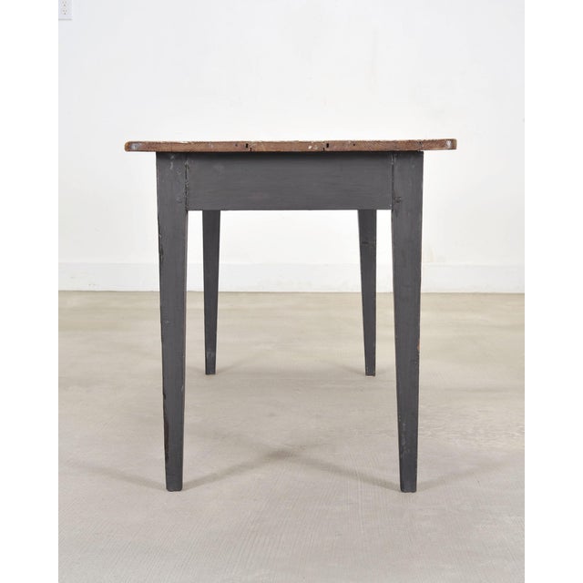 Rustic Country French Provincial Pine Farmhouse Dining Table For Sale In Sacramento - Image 6 of 18