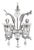 Venetian White and Transparent Floral Murano Glass Wall Sconce by Simoeng for Simoeng For Sale