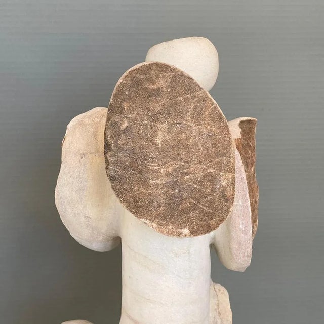 After Nature Hand Carved Marble Sculpture by Tom Von Kaenel For Sale - Image 6 of 8