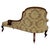 Metal 19th Century Antique English Mahogany Chaise Longue with Buttoned Upholstery For Sale - Image 7 of 12