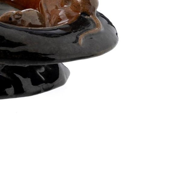 Earthenware Ashtray Top Hat with Mice from Caldas For Sale - Image 5 of 6