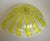 Glass 1950s Murano Hand Blown Art Glass Bowl Yellow Latticino Filigrana Dish For Sale - Image 7 of 9