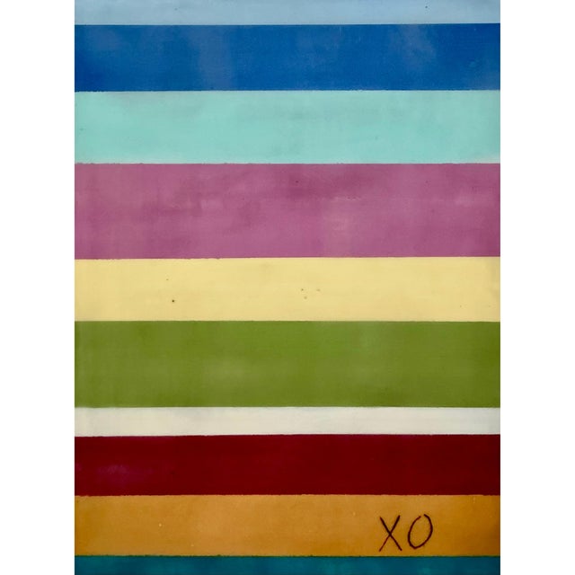 Original Encaustic Mixed Media Installation by Gina Cochran - 9 Panels - "And Away We Go" For Sale - Image 6 of 11