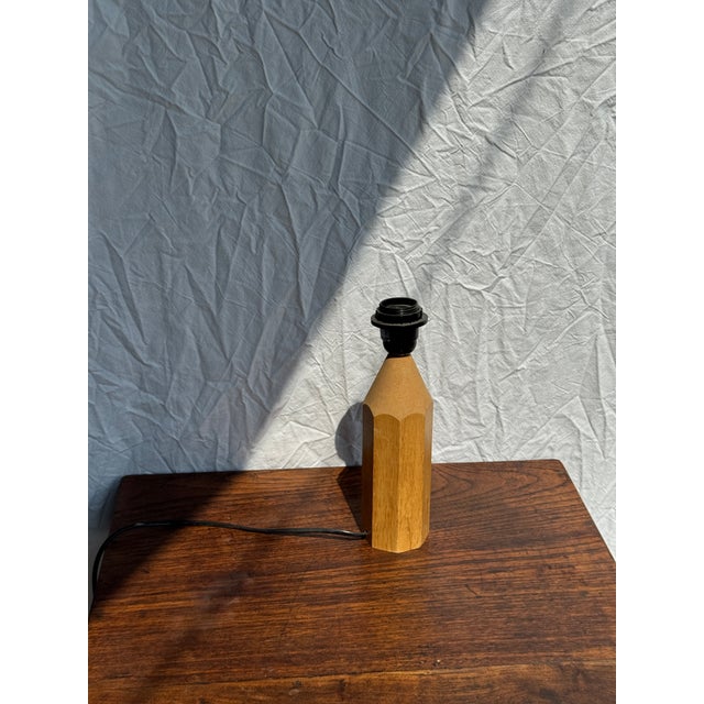 Vintage Natural Wood Pencil Lamp Base from Tarogo, 1980s For Sale - Image 6 of 15