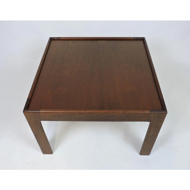 Niels Eilersen 1960s Illum Wikkelso Danish Modern Teak End Table by Neils Eilersen For Sale - Image 4 of 13