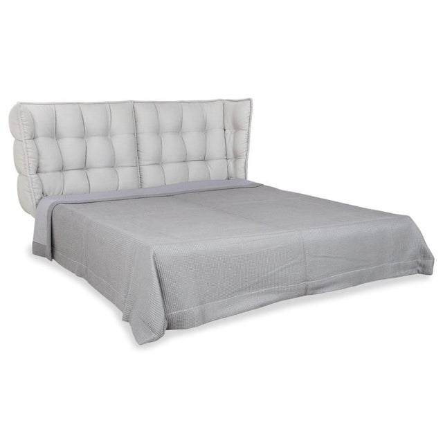 Husk Boxspring Bed in Grey from B&B Italia For Sale - Image 15 of 15