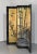Vintage Chinoiserie Gold Leaf Lacquer 4-Panel Room Divider Screen For Sale - Image 4 of 12