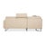 Conseta Corner Sofa in Beige, Cream, and Sand Fabric with Chrome Legs from Cor For Sale - Image 13 of 15