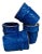 Blue Moroccan Brusseline Coffee Cups- Set of 4 For Sale