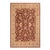 Shabby Chic Ziegler Brown Beige Hand-Knotted Wool Rug - 8'1'' X 9'9'' For Sale