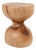 Sculptural Side Table in Wood by Logniture For Sale