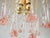 Vintage Pink Murano Flower Chandelier, 1970s For Sale - Image 4 of 10