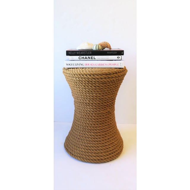 Nautical Rope Round Side or End Table Chairish