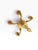 French Antique Louis XVI Revival Carved Giltwood Six-Light Chandelier, Likely French, Circa 1900 For Sale - Image 3 of 12