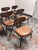 District Eight Kink Leather Dining Chairs, Set of Eight For Sale - Image 9 of 12